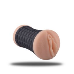 Enjoy Placere Intima Masturbator Dublu Vagin si Fund Negru Senzatie Adevarata de Penetrare