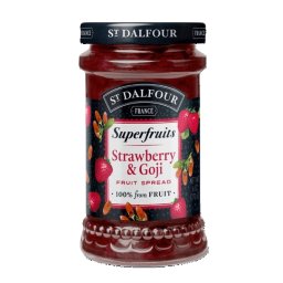 Gem Superfruits de Capsune si Goji Fara Zahar Adaugat, 170 g, St Dalfour