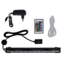 Lampa LED submersibila de acvariu cu bule, 32 cm, RGB GartenMobel Dekor