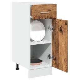 Dulap inferior cu sertar lemn vechi 30x46x81,5cm lemn prelucrat GartenMobel Dekor