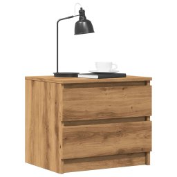 Noptiera, stejar artizanal, 50x40x43.5 cm, lemn prelucrat GartenMobel Dekor