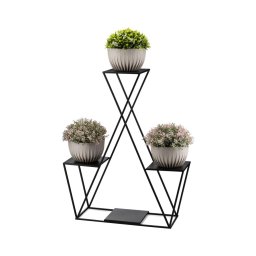 Suport de flori 95x78 cm negru