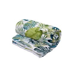 Pilota Alcam Jungle 220x200 cm, 2 persoane, 4 anotimpuri, fibra siliconica, husa microfibra, cu model