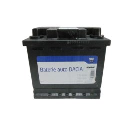 Acumulator 12V 50AH 420A Pb-Acid Dacia Tip:Pb-Acid, Amplasare terminala 0(+ dreapta) V:12V, Capacitate:50Ah, Curent Pornire:420A Pentru autovehicule fara Functie-Start-Stop