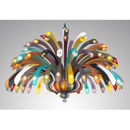Candelabru SUPER DAVINCI MULTICOLOUR 640186 90/32+24+16+8 FROSTED