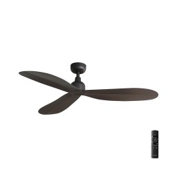 Ventilator de tavan FARO 34301 PALMA maro d. 129 cm IP44 + telecomandă
