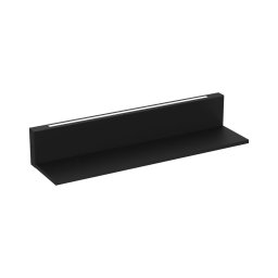 Raft de perete cu iluminare LED SHELF 10x60 cm negru
