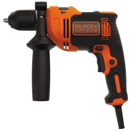 Masina de gaurit si insurubat (bormasina) cu percutie Black & Decker BEH710-QS, 710 W, 220 V, 2800 RPM, 47.600 BPM, 20 mm diametru amxim gaurire, 2.5 m lungime cablu