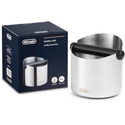 Knock box pentru zatul de cafea De’Longhi DLSC072, Inox, Negru/ Argintiu