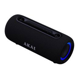 Boxa Portabila Akai ABTSW-40, 15W, Bluetooth, TWS, IPX5, Negru