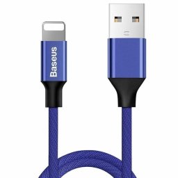Cablu USB-C, Baseus, 3A, 120cm, Albastru