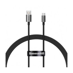 Cablu Date si Incarcare USB-A - USB-C Baseus Superior Series, 100W, 1m, Negru