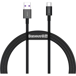 Baseus Superior Series USB do USB-C, 66W, 1m (czarny)