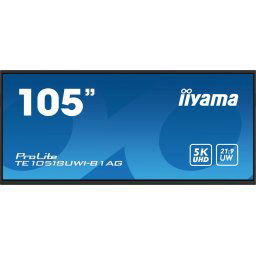 Display Profesional VA LED iiyama ProLite 104.6" TE10518UWI-B1AG, 5K Ultra HD (5120 x 2160), HDMI, DisplayPort, Boxe, Touchscreen, Negru