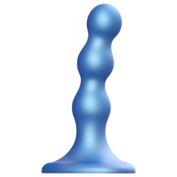 Strap-on-me Balls S - dildo cu bile și ventuză (albastru)