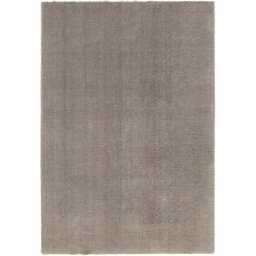 Covor Premium Belgian Model Soft Rimini 71481-077, Bej, Gri, Marime 80 x 150 cm, Lungime Fir 22 mm, Poliester Reciclat, Antialergic, Living, Dormitor, Sufragerie, Birou