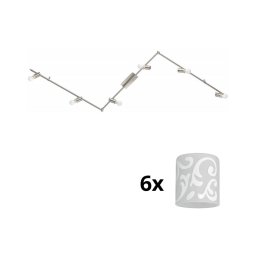 Spot LED Eglo MY CHOICE 6xE14/4W/230V crom/alb