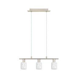 Lustră LED pe cablu Eglo MY CHOICE 3xE14/4W/230V crom/alb