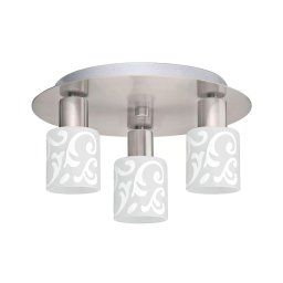 Plafonieră LED Eglo MY CHOICE 3xE14/4W/230V crom/alb