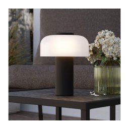 Lampă LED dimabilă de exterior Eglo 900984 PONENTE 2,25W/5V 5200mAh IP44 negru/alb