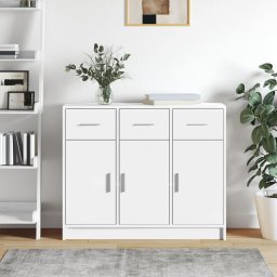 Servanta, alb, 91x28x75 cm, lemn compozit GartenMobel Dekor