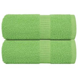 Prosoape pentru oaspeti 2 buc Verde mar 360 g/m² 100% bumbac GartenMobel Dekor