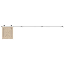 Set usi glisante pentru dulap 244 cm otel carbon GartenMobel Dekor