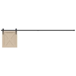 Set usi glisante pentru dulap 213 cm otel carbon GartenMobel Dekor