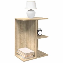 Noptiere 2 buc Stejar Sonoma 46,5x29x61 cm Lemn prelucrat GartenMobel Dekor