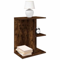 Noptiera stejar afumat 46,5x29x61 cm Lemn prelucrat GartenMobel Dekor