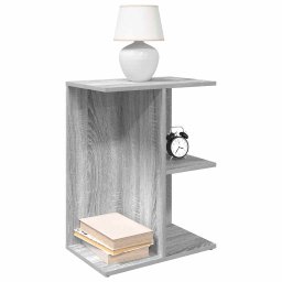 Noptiera gri Sonoma 46,5x29x61 cm lemn prelucrat GartenMobel Dekor