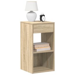 Noptiere cu sertar 2 buc. Stejar Sonoma 35x34x66,5 cm GartenMobel Dekor