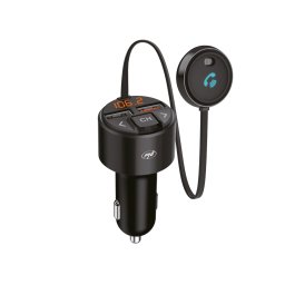 Modulator FM PNI Valentine V880 cu microfon, Bluetooth 5.0, MP3 player, transmitator FM, port USB dual, incarcare rapida dispozi