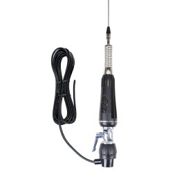 Bax 30 bucati antene CB PNI LED 1000 rabatabila, 80 cm lungime, cu cablu si montura fixa tip fluture, 26-30 MHz, 300 Watt