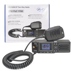 Statie radio PNI PoC 1700, GSM 4G LTE, Wi-Fi 2.4GHz, Android OS, ecran color 1.77 inch, 12V, IP54