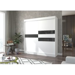 Dulap cu usi glisante 200x215 cm, Batia, ADRK Furniture