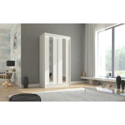 Dulap cu usi glisante si oglinda 120x215 cm, Balton, ADRK Furniture