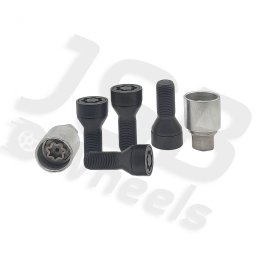 Set prezoane antifurt negre Starlock M14x1.25 N1 E cu 2 chei