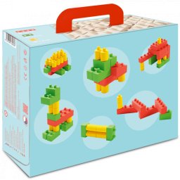 Set gama construct easy format din 46 piese, cu piese tip lego, walachia