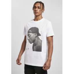 Tupac Cracked Background Tee white