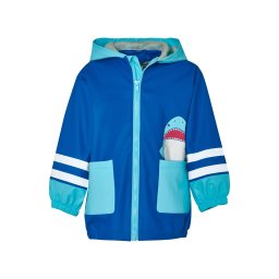 PLAYSHOES Geacă funcțională 'Hai' albastru / albastru deschis / roz / alb