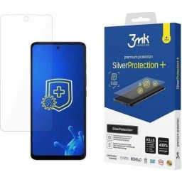 Folie protectie ecran 3mk SilverProtection+ antimicrobiana (Montaj umed) pentru Motorola Moto G60 / G60s