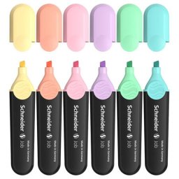 Accesorii birotica SET 6 EVIDENTIATOARE PASTEL SCHNEIDER