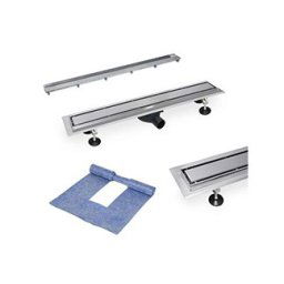 Pachet Rigola dus cu grila Linus Plate 70 cm Tece