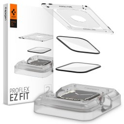 SPIGEN PROFLEX ”EZ FIT” 2-PACK APPLE WATCH 7 / 8 / 9 (45 MM) CLEAR