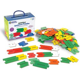 Set activitati educative - Puzzle cu propozitii (lb.engleza) PlayLearn Toys