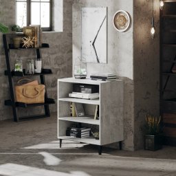 Servanta, gri beton, 57x35x70 cm, PAL GartenMobel Dekor