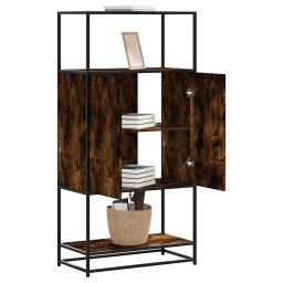 Dulapuru stejar afumat 68x35x139 cm lemn si metal prelucrat GartenMobel Dekor