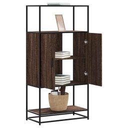 Dulapuru Stejar maro 68x35x139 cm lemn si metal prelucrat GartenMobel Dekor