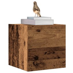 Dulap TV montaj pe perete, lemn vechi, 30,5x30x30 cm GartenMobel Dekor